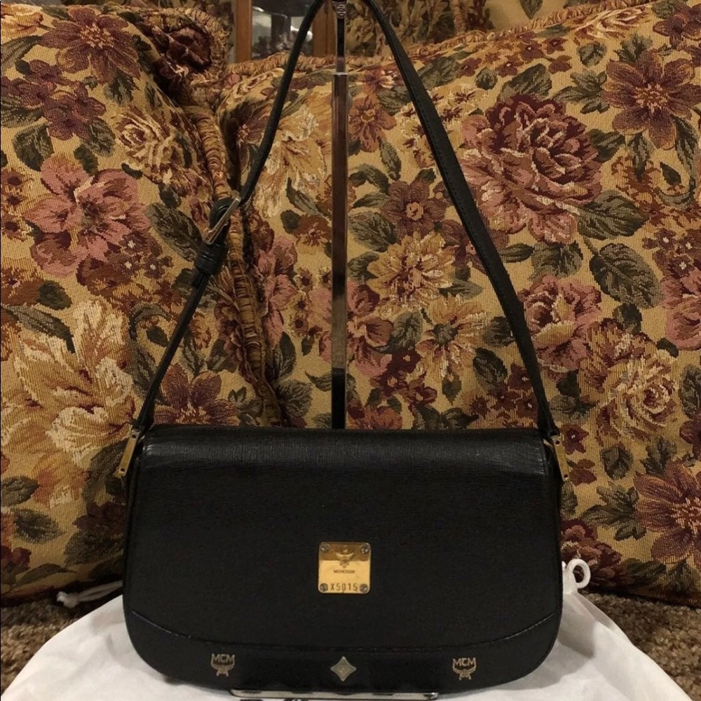 Authentic MCM Leather Shoulder Bag